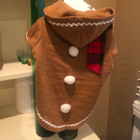Martha Stewart Pets Gingebread Man Outfit Clothing for Dog Size Large - Picture 8 of 11